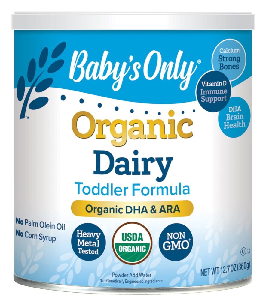 Baby's Only Organic Dairy with DHA & ARA Toddler Formula