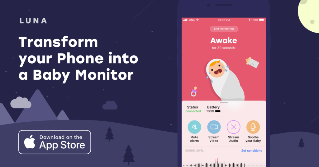 Battery Saving App: Luna Baby Monitor