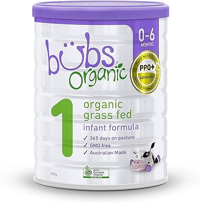 Bubs Organic Grass Fed Infant Formula Stage 1