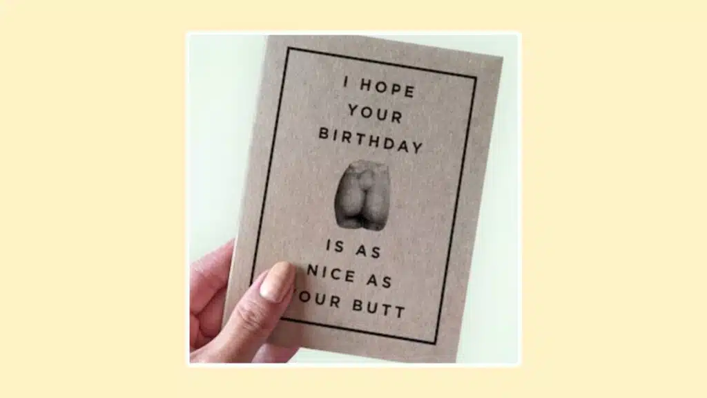 Birthday Butt Puns