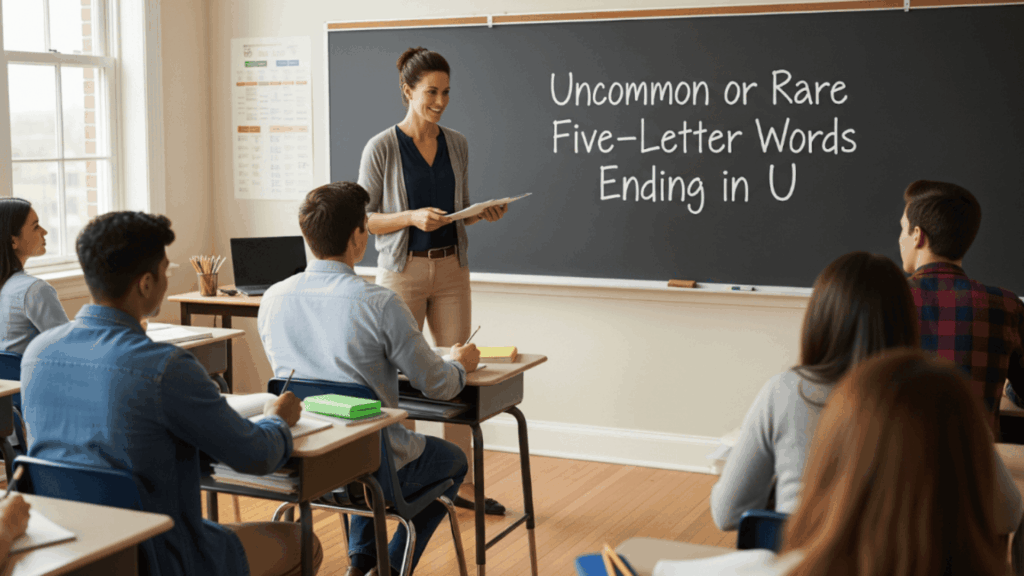Uncommon-Five-Letter-Words-Ending-in-U