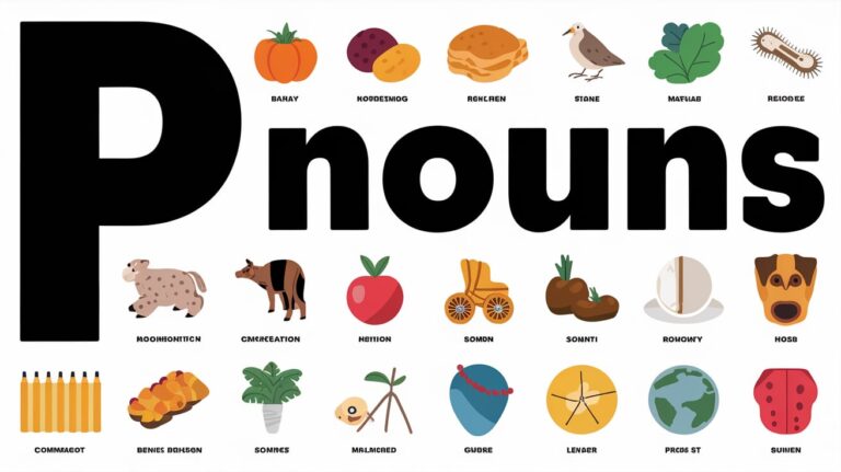 Nouns that Start with P