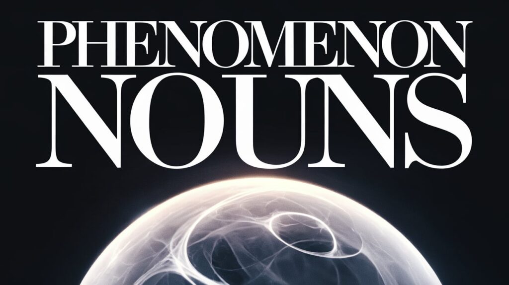 Phenomenon Nouns