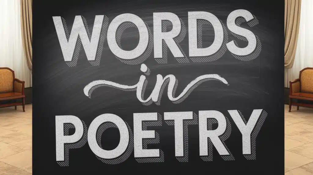 V Words in Poetry