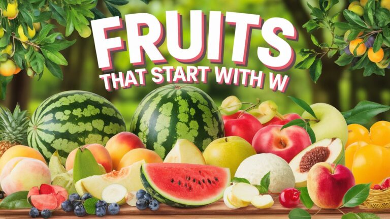 what fruit starts with w