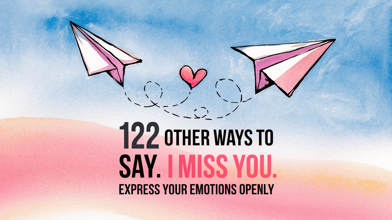 122 Other Ways to Say I Miss You: Express Your Emotions Openly 122 Other Ways to Say I Miss You: Express Your Emotions Openly
