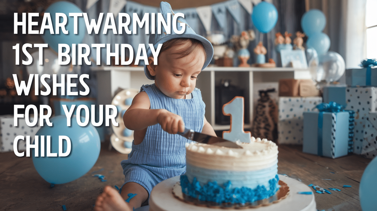 Heartwarming 1st Birthday Wishes for Your Child Heartwarming 1st Birthday Wishes for Your Child