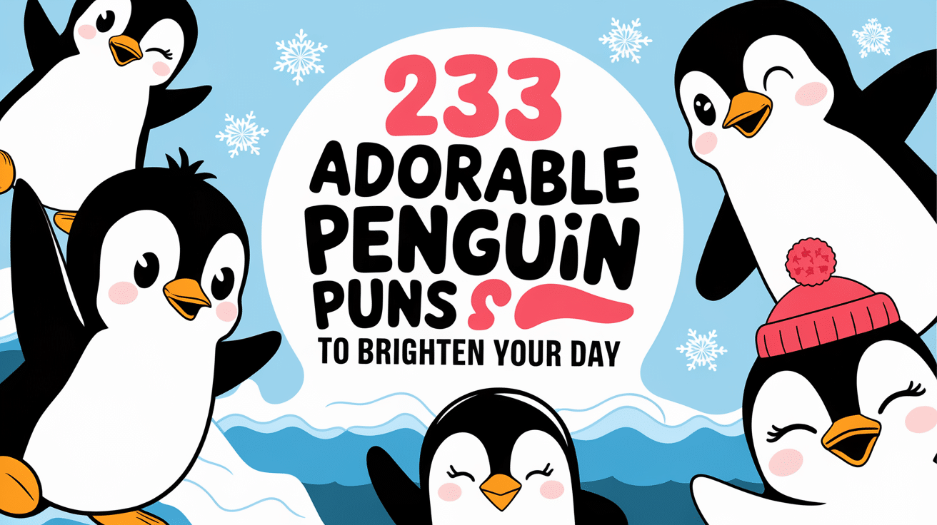 233 Penguin Puns That Will Make You Laugh 233 Penguin Puns That Will Make You Laugh