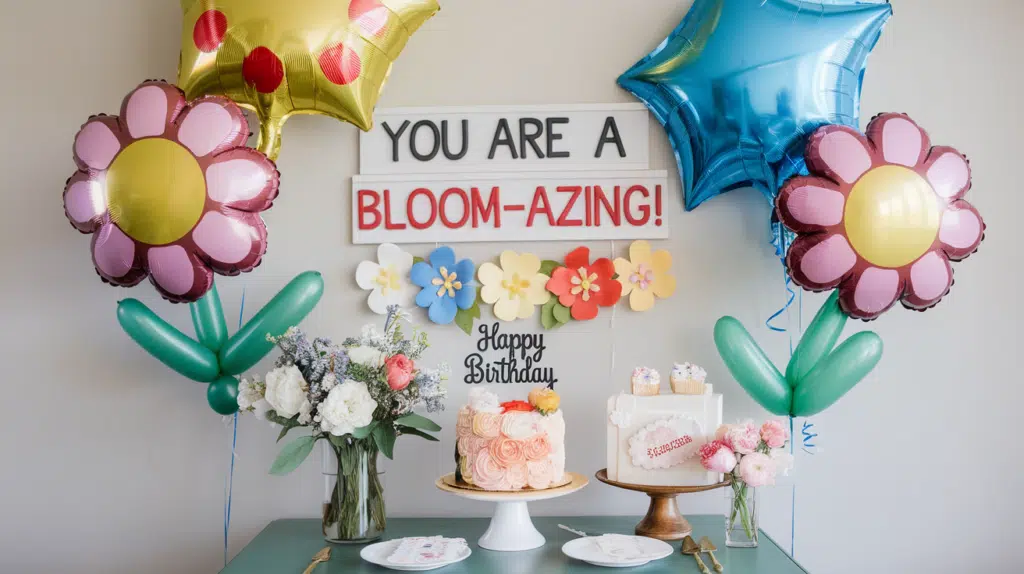 Birthday Celebration Flower Puns