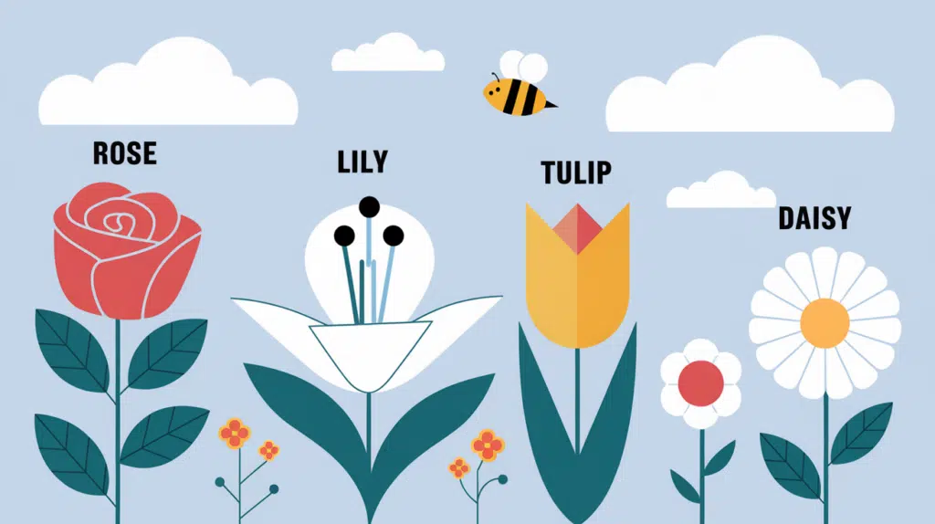 Floral Wordplay and Play on Names