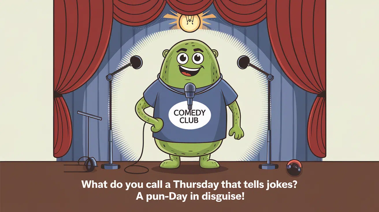 What do you call a Thursday that tells jokes? A pun-day in disguise!