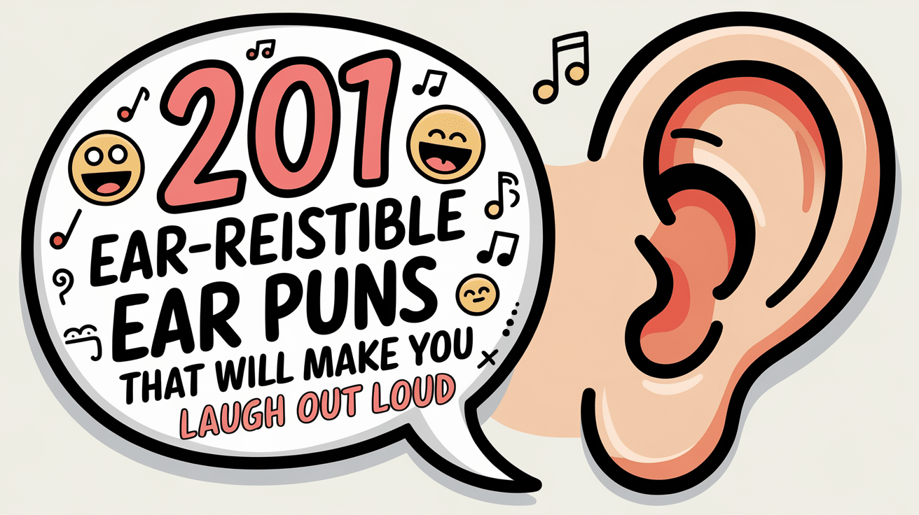 201 EarResistible Ear Puns That Will Make You Laugh Out Loud 201 EarResistible Ear Puns That Will Make You Laugh Out Loud