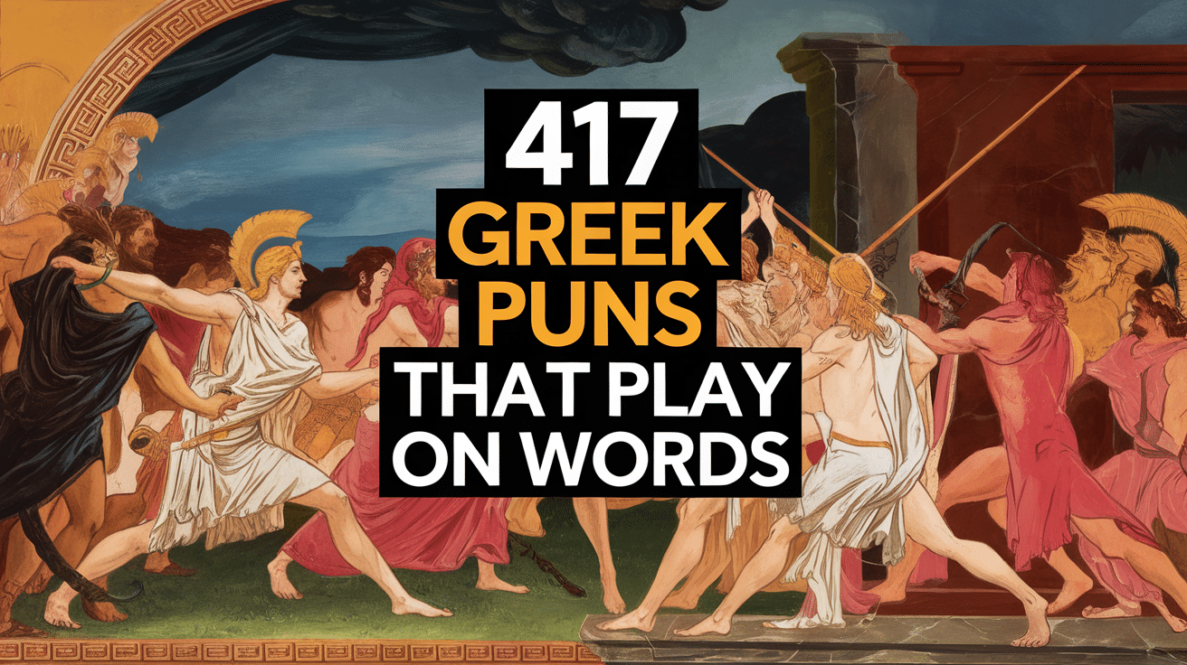 417 Greek Puns That Play on Words 417 Greek Puns That Play on Words