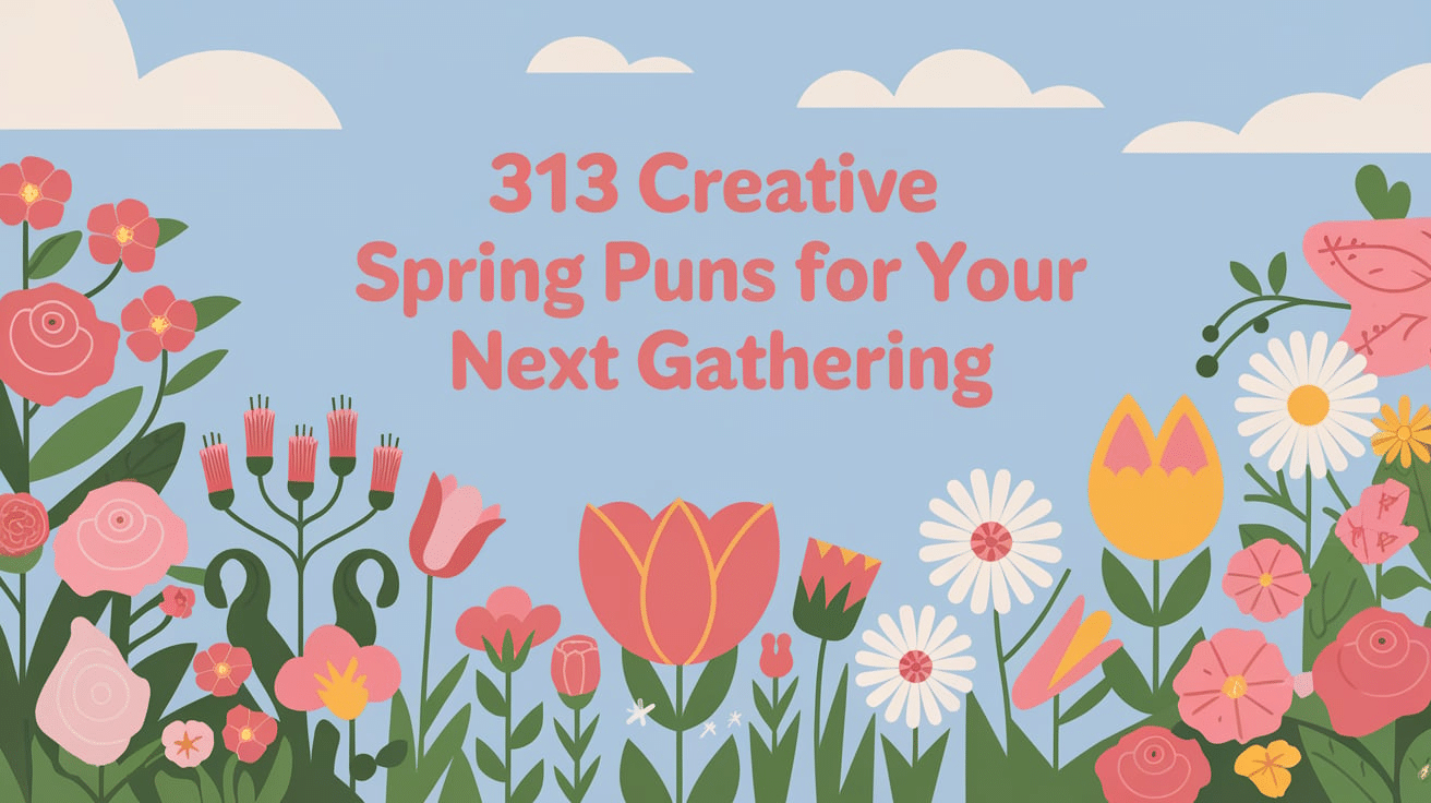 313 Creative Spring Puns for Your Next Gathering 313 Creative Spring Puns for Your Next Gathering