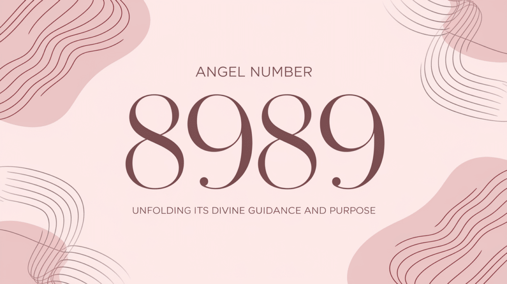 Everything You Need to Know About the 8989 Angel Number Meaning