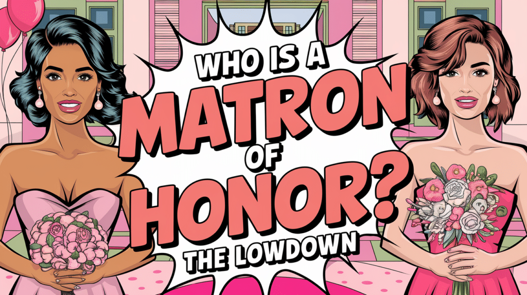 Who Is a Matron of Honor The Lowdown