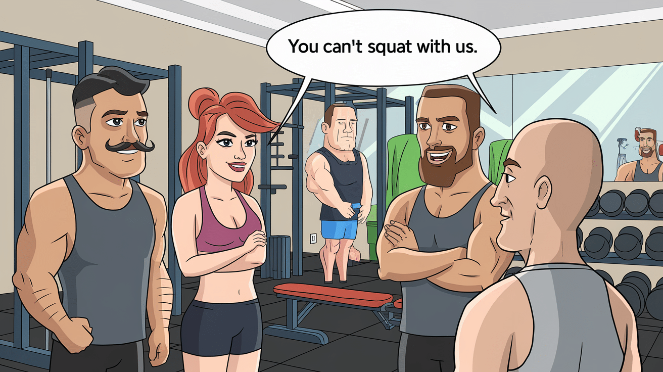 You_cant_squat_with_us