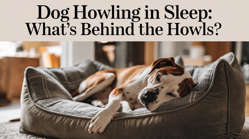 dog howling in sleep