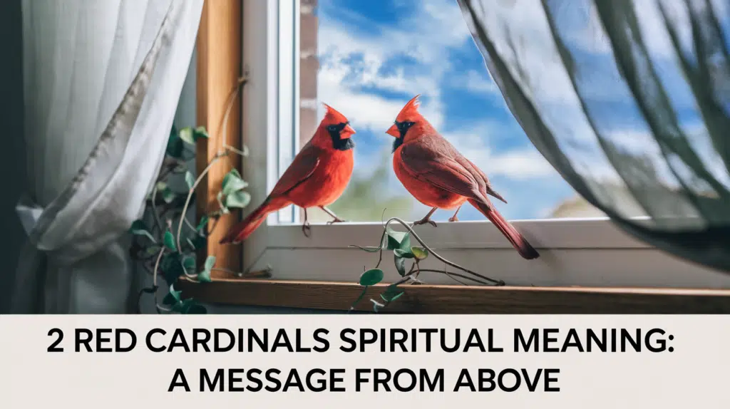 2 red cardinals spiritual meaning