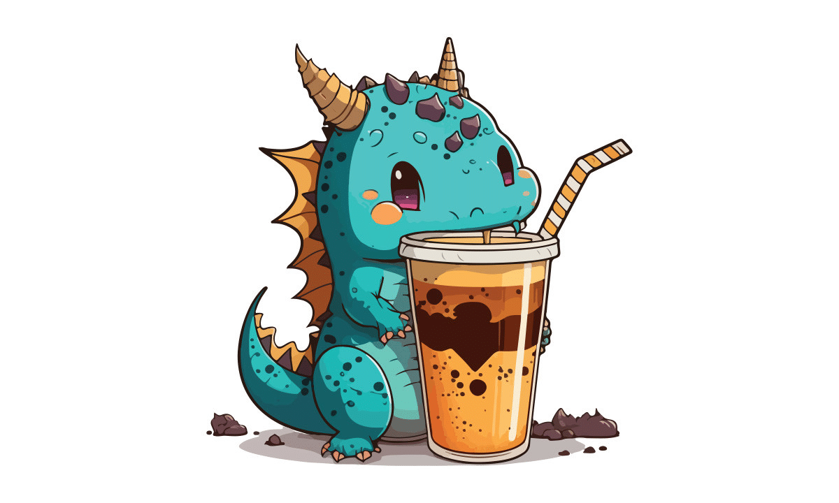 A_Dragon_Drinking_Coffee