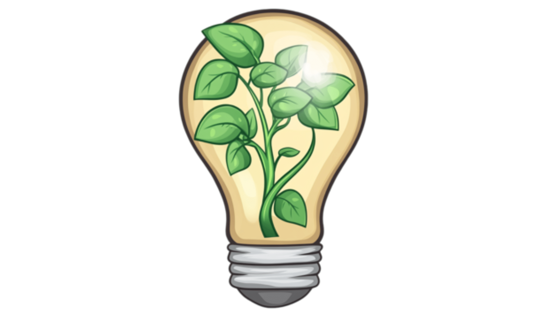 A_Lightbulb_Sprouting_Leaves_Like_a_Plant