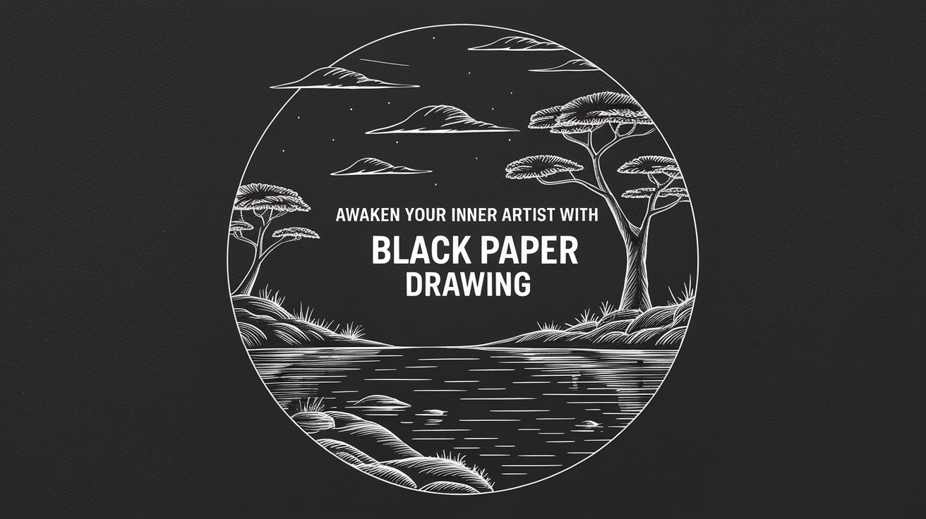 Awaken Your Inner Artist with Black Paper Drawing