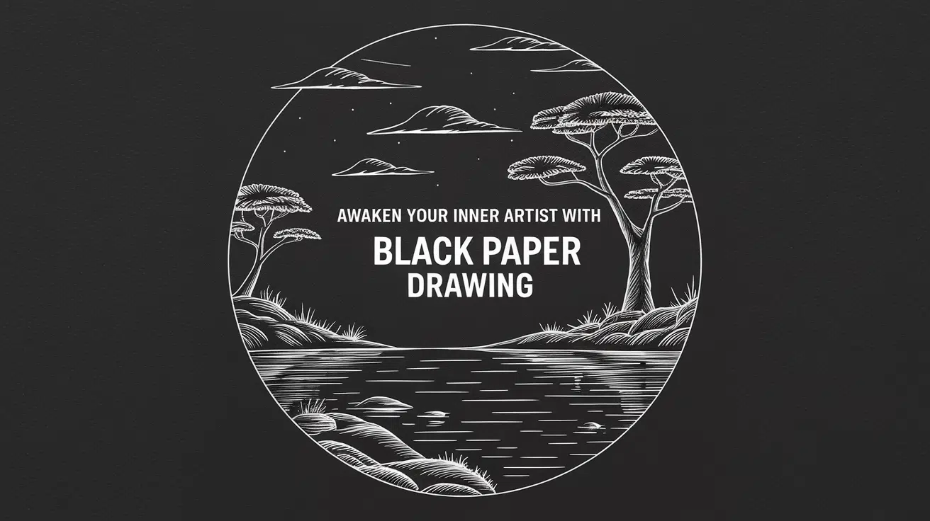 Awaken Your Inner Artist with Black Paper Drawing