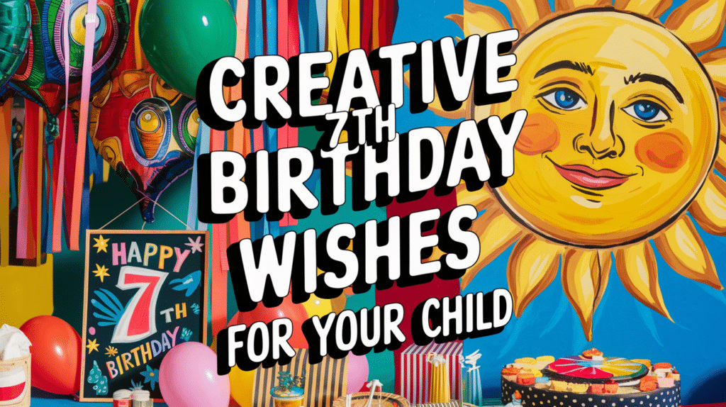 Creative 7th Birthday Wishes for Your Child