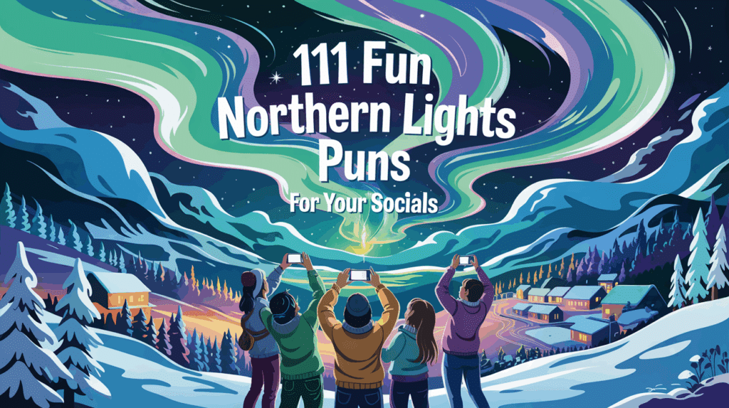 Fun Northern Lights Puns for Your Socials