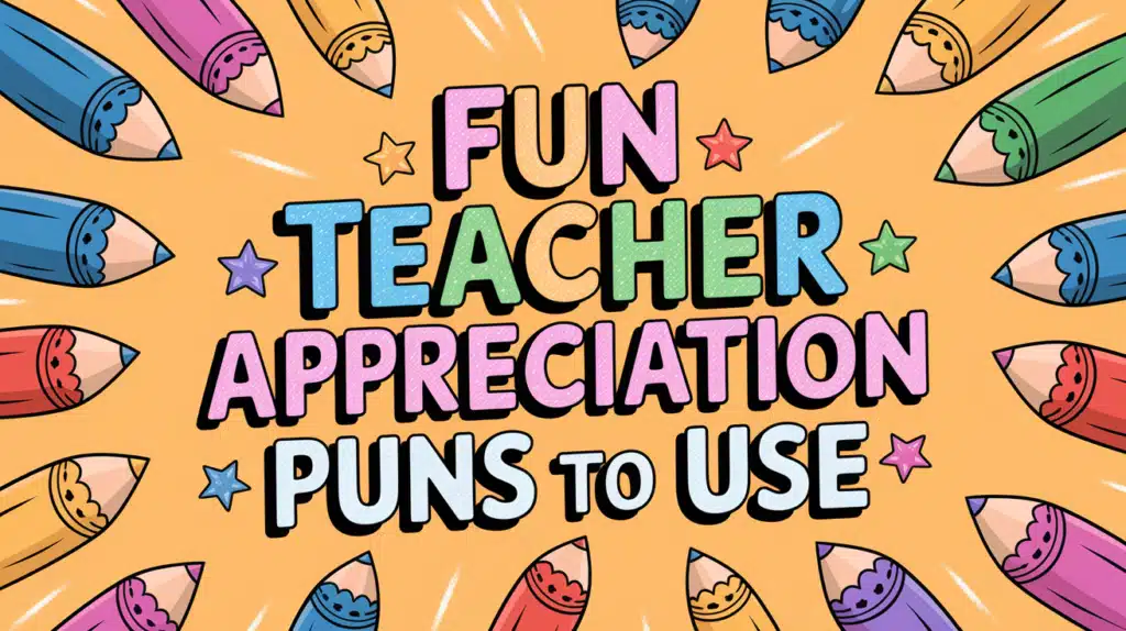 Fun Teacher Appreciation Puns to Use