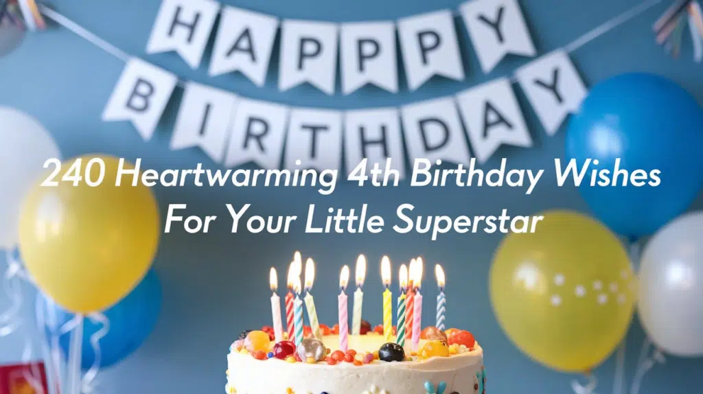 Heartwarming 4th Birthday Wishes for Your Little Superstar