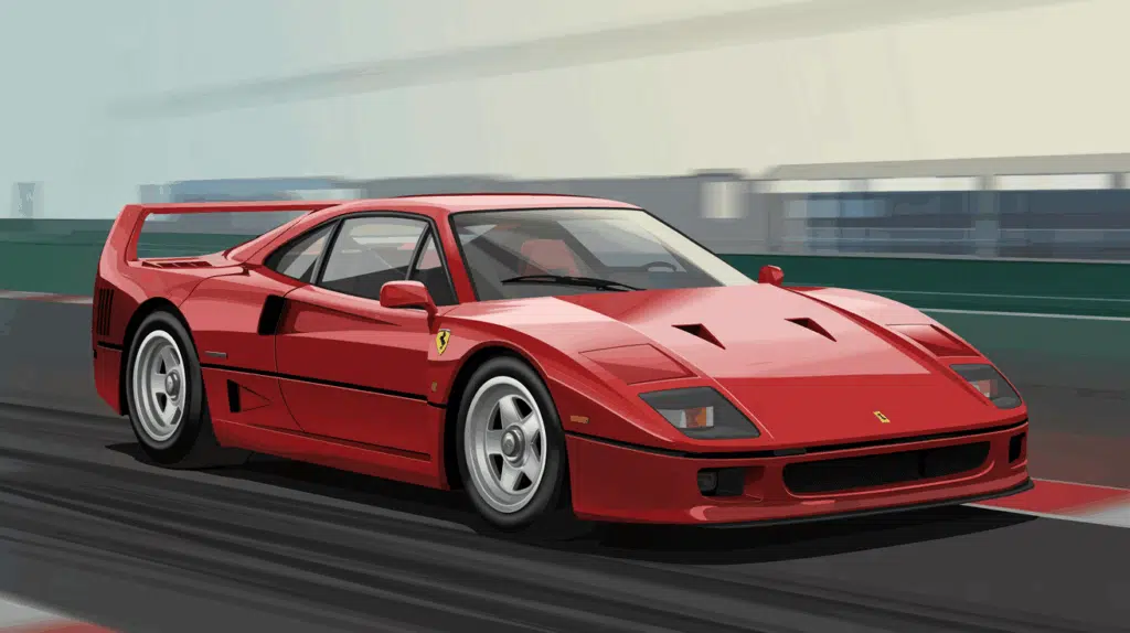 How to Create a Lifelike Ferrari F40 Drawing