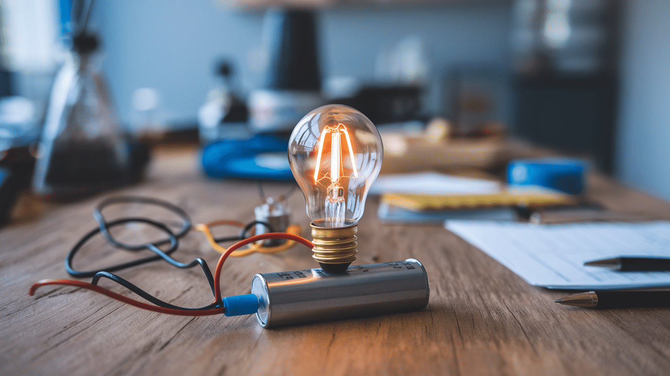 Simple Circuit with a Light Bulb