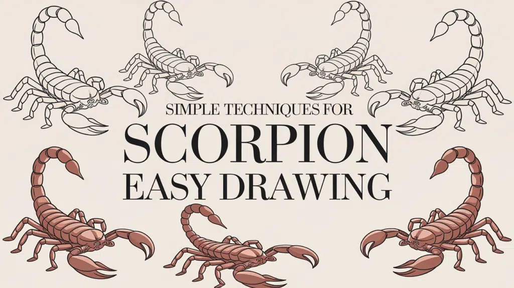 Simple Techniques for Scorpion Easy Drawing