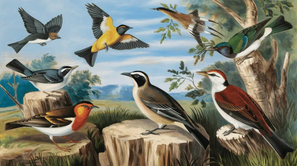 birds name list a to z