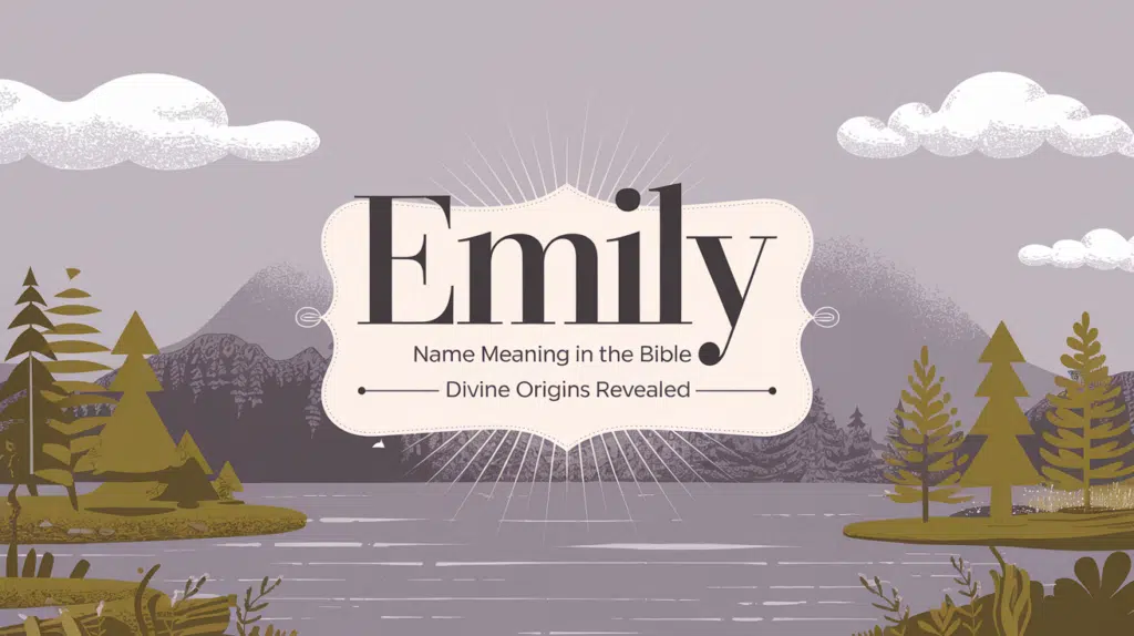 emily name meaning bible