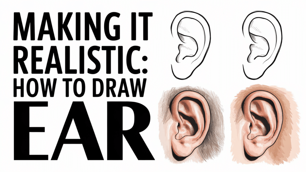 how to draw ear