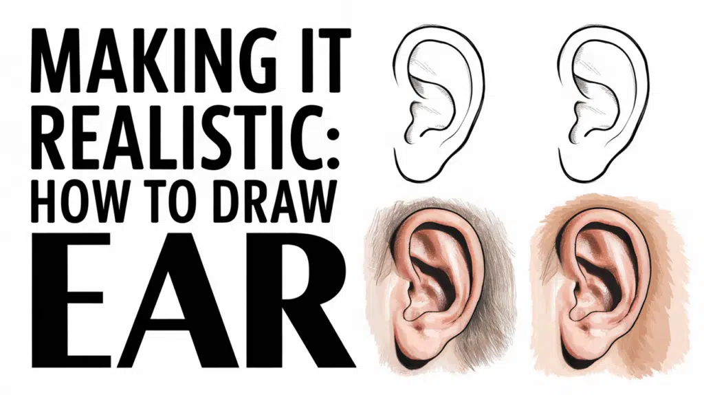 how to draw ear