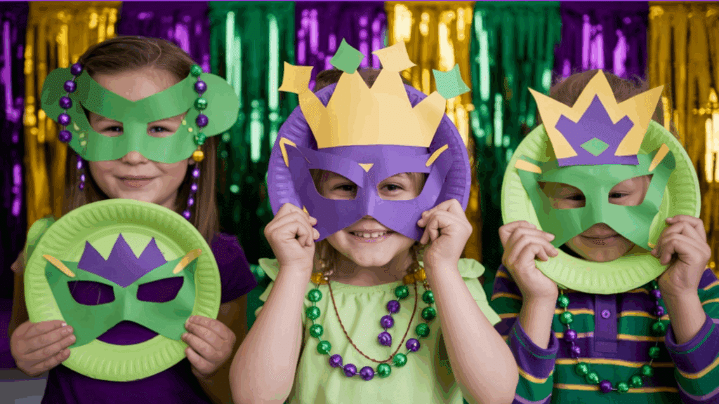 mardi gras crafts for kids