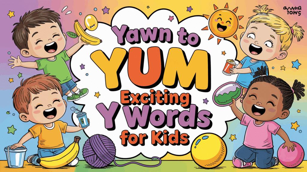 y words for kids