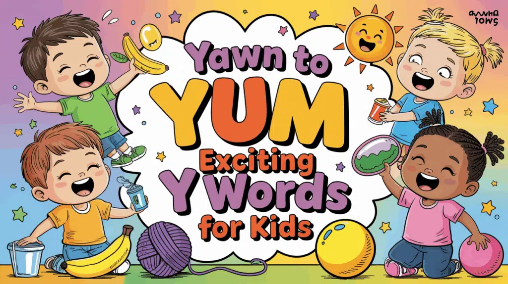 y words for kids