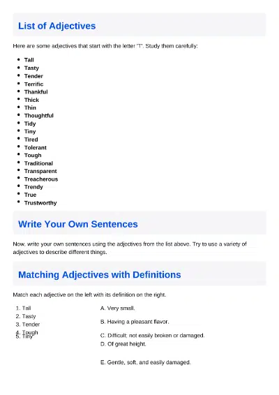 Adjectives_Worksheet
