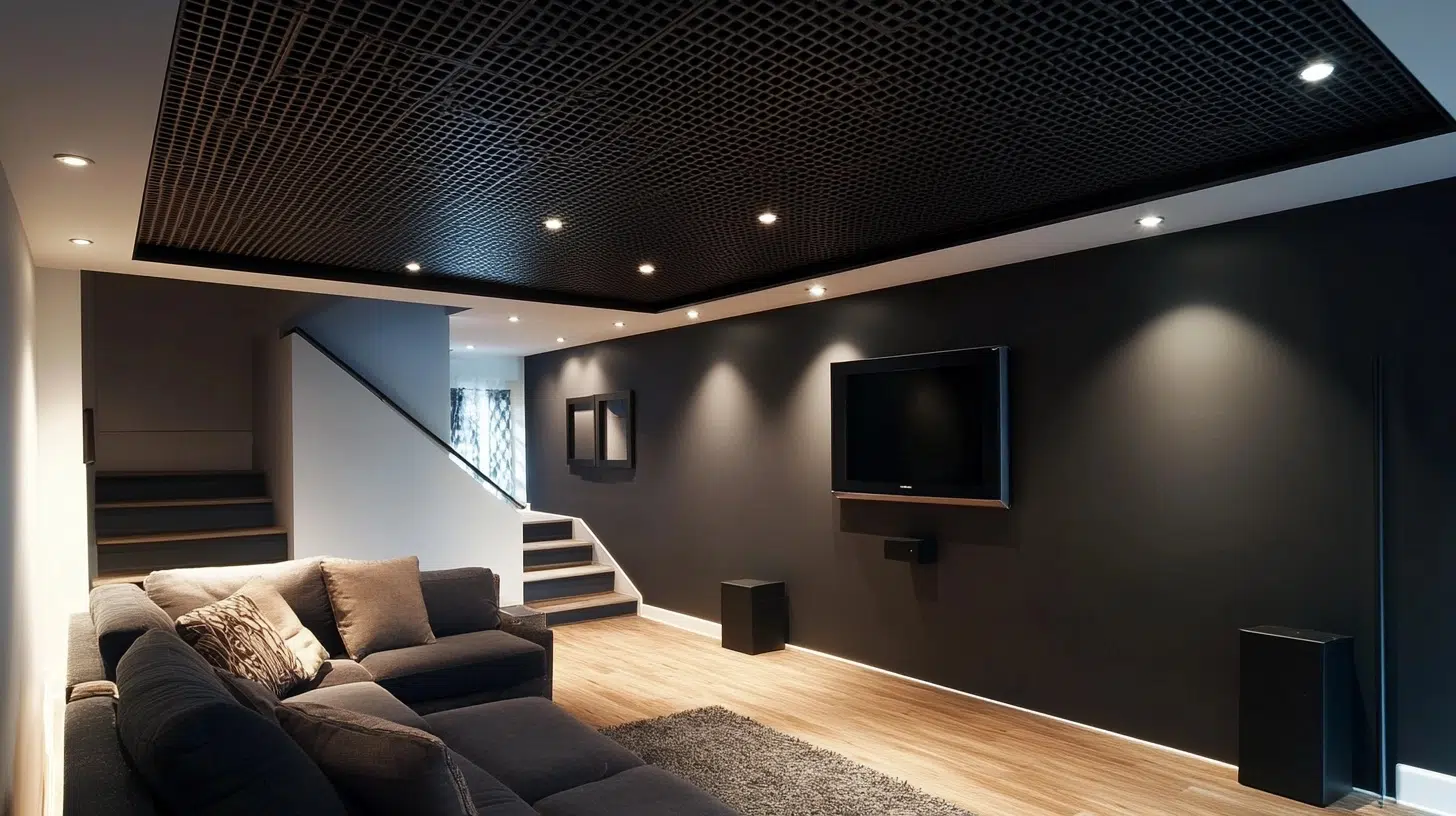 Black_Drop_Ceiling_Tiles_with_Grid_System