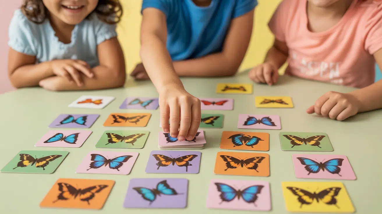 Butterfly Matching Card Game