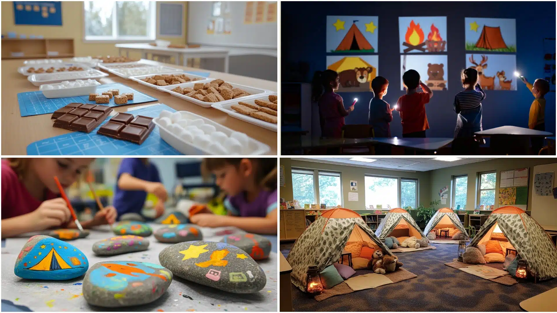 Easy Preschool Camping Theme Activities
