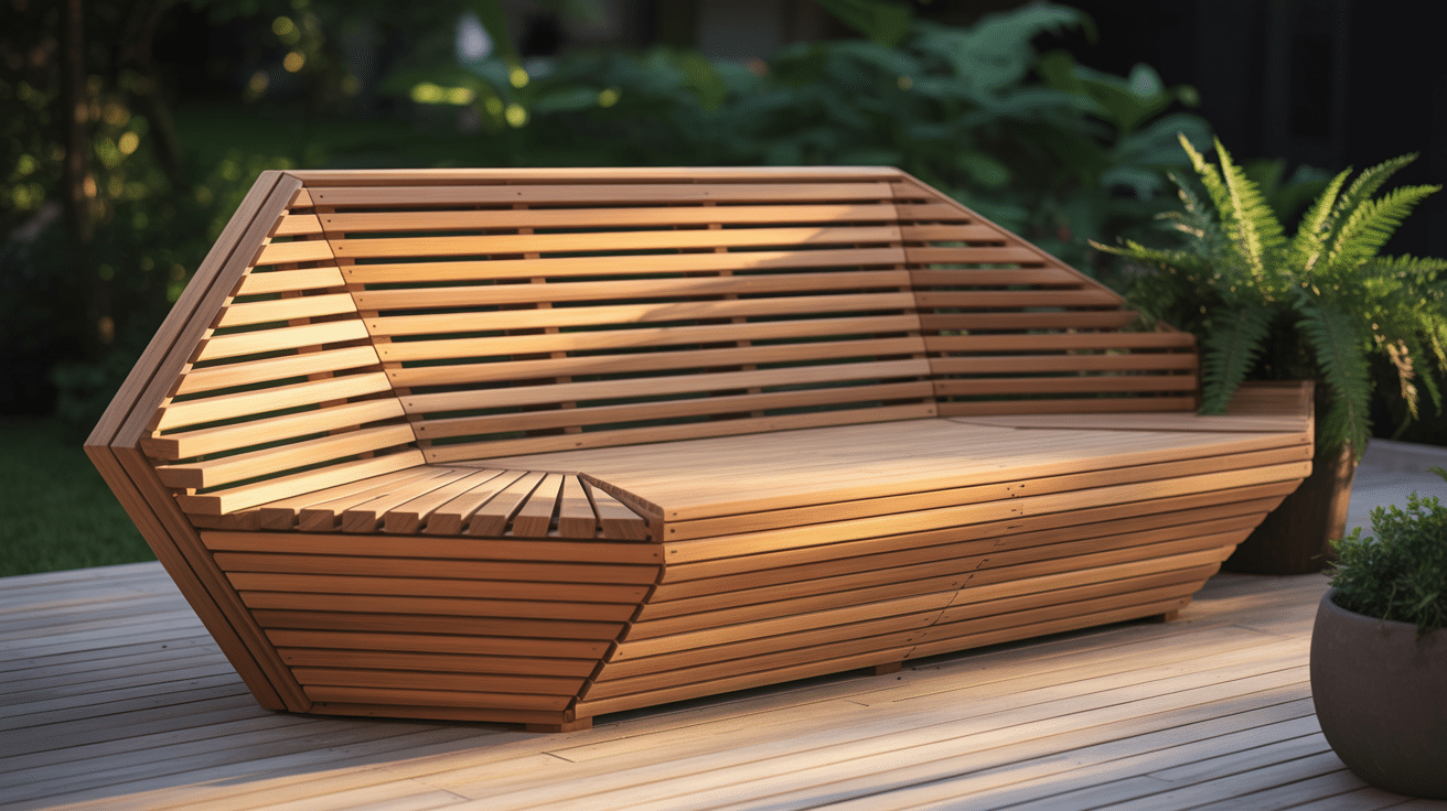 Hexagonal Bench Design