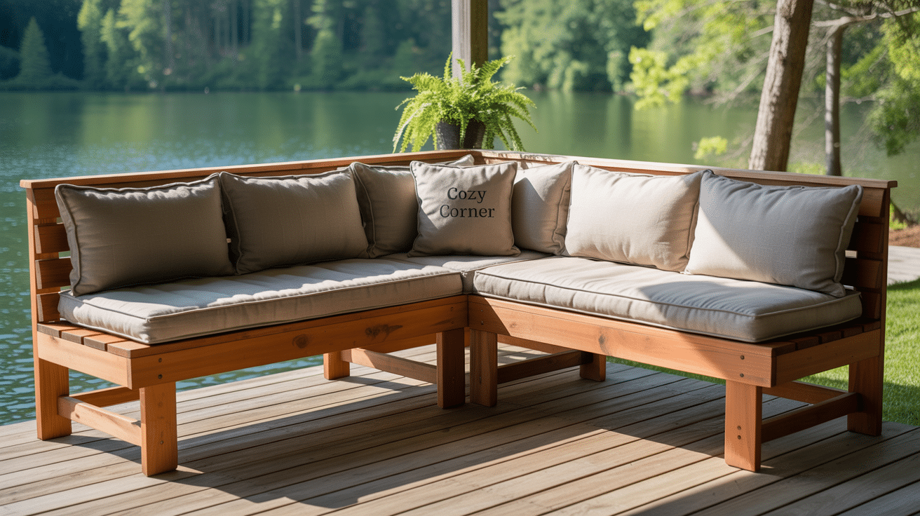 L-Shaped Corner Bench
