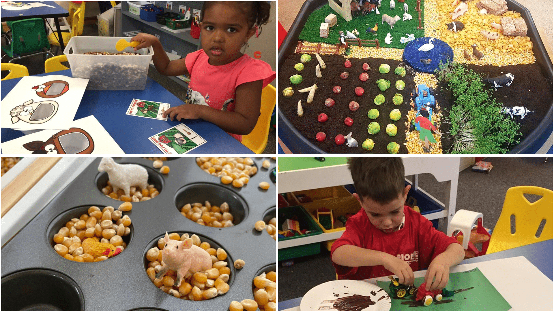 Sensory Play Ideas for Farm Theme Preschool