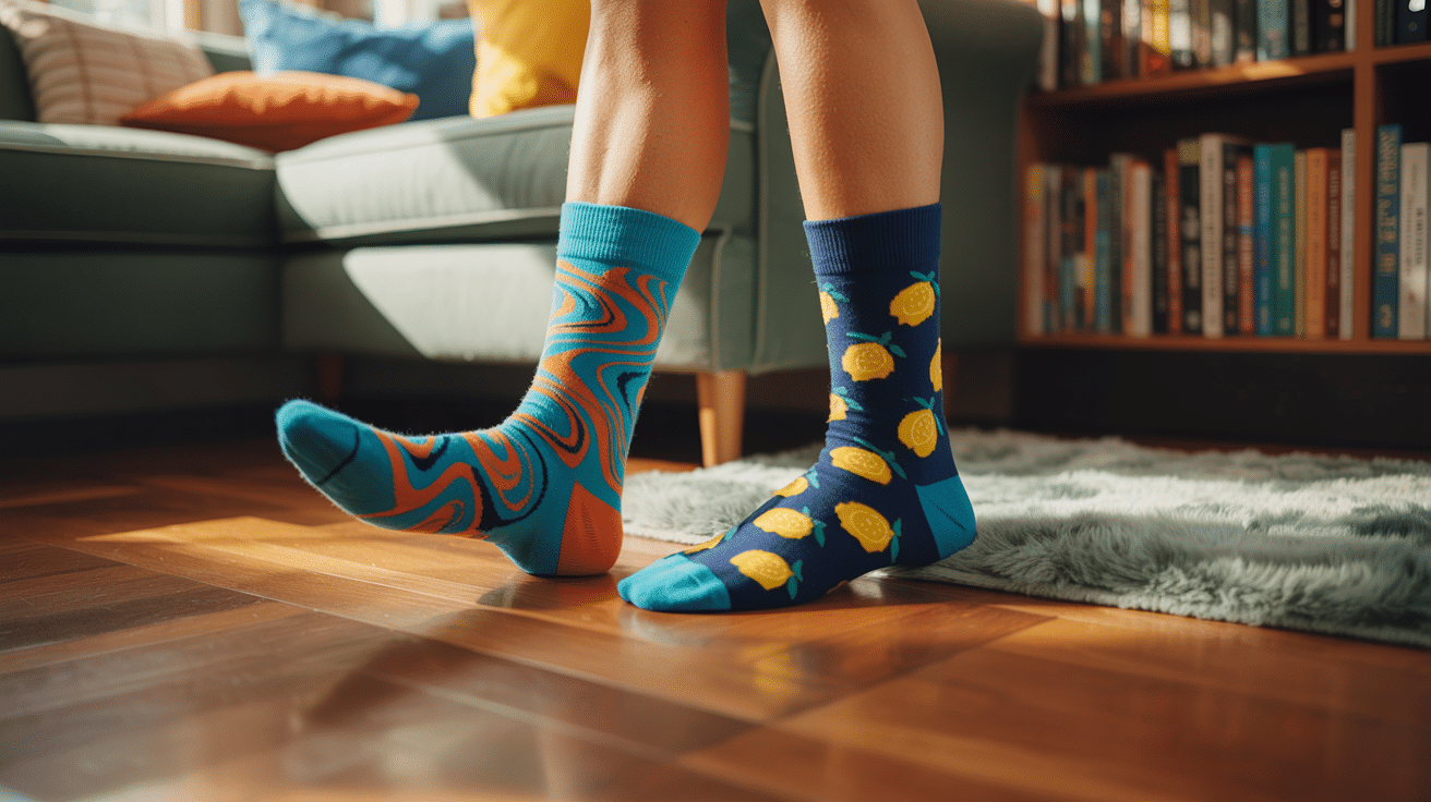 Sock Skating on Hardwood Floors