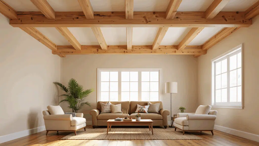 Step by Step Tutorial to DIY Faux Beams for Any Room